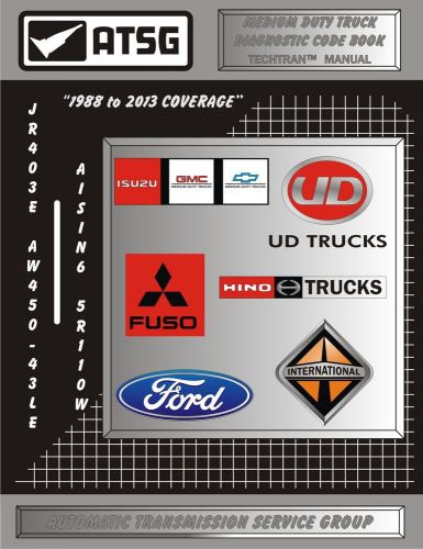 Atsg transmission code book jr403e aisin 6 aw450-43le 5r110w npr-fuso-ud isuzu