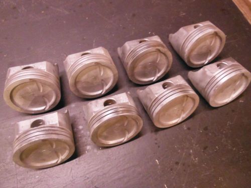 New federal mogul chevy 350 .040 pistons dished 358 398p truck 72-85 sb