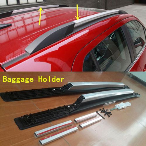 2pcs silver baggage holder overhead luggage rack for chevrolet tarx 2014-2016