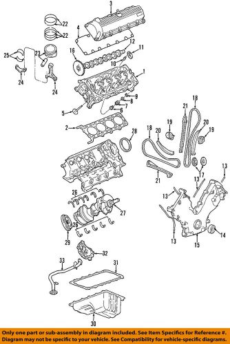 Ford oem camshaft-front cover gasket f75z6020aa