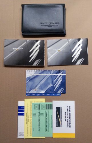 2005 chrysler crossfire factory owner&#039;s manual set w/ case *oem*