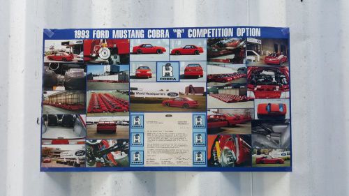 Ford 1993 cobra r employee collector poster