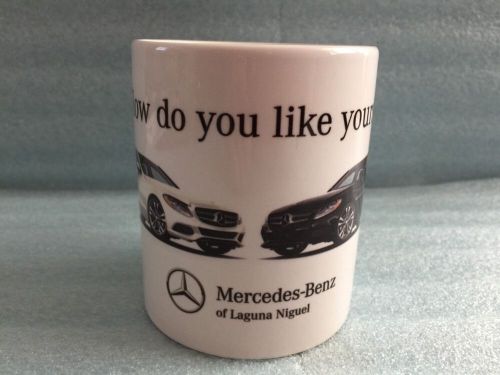 Original mercedes benz coffee cup mug porcelain how do you like yours?