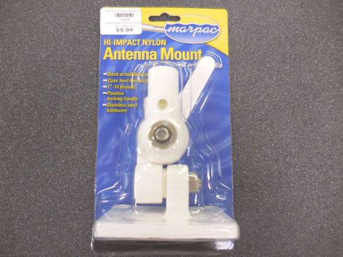 Marpac 7-0435 hi-impact white nylon antenna mount