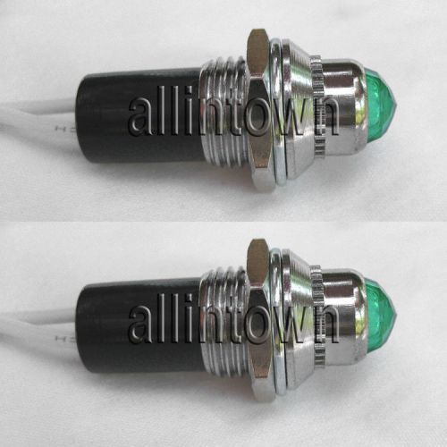 12v indicator lights lamps pilot dash toggle signal green light hot rod