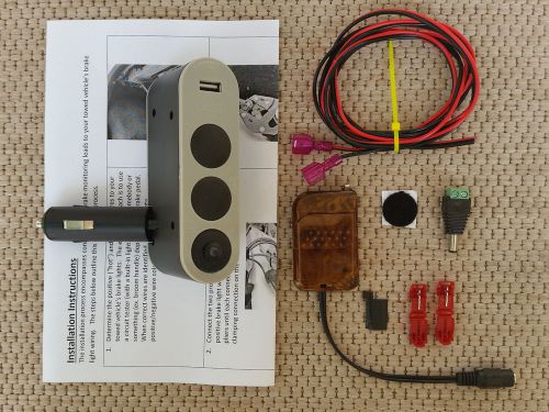Motorhome toad wireless brake monitoring system - brakebuddy, readybrake, etc.