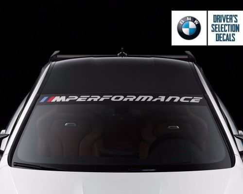 Bmw m performance 2016 windshield windows sticker decal graphic