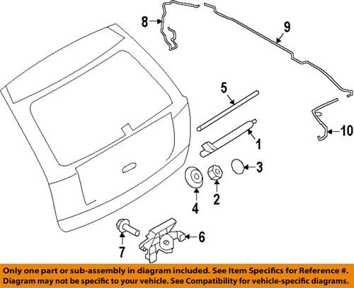 Ford oem 7t4z17c526b wiper & washer-lift gate-wiper arm cap