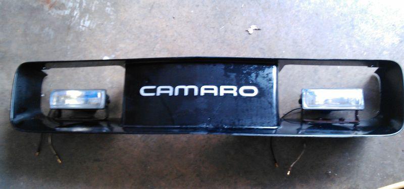 85 92 camaro iroc z28 iroc fog light grill 86 87 88 89 90 tpi t5 350 bumper