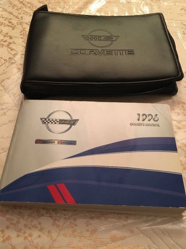 1996 original new corvette vette owners manual service guide book 96 oem dealer