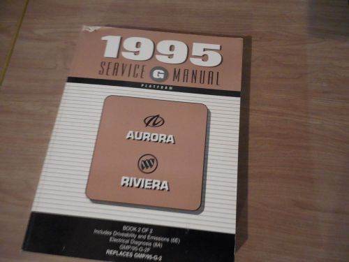 1995 oldsmobile aurora buick riviera factory service manual vol 2 only