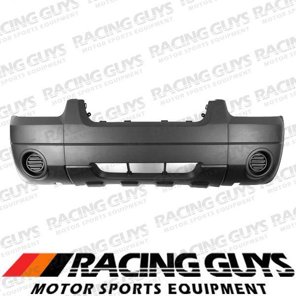 05-07 ford escape xls front bumper cover mat dark gray facial plastic fo1000568