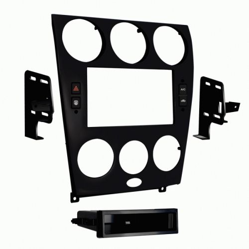 Double din radio facia panel metra 99-7524b frame black bezel mazda 6