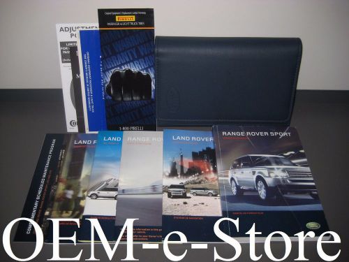 2008 land rover range rover sport owners manual + navigation owner&#039;s book set