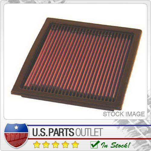 K&n 33-2073 shape: panel (flat) air filter  h-1 in.  l-8.25 in.  w-8 13/16 in.