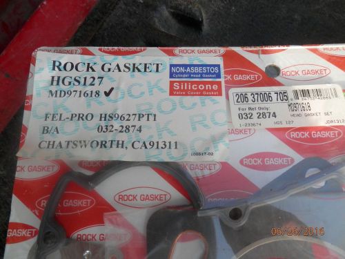 Rock gasket fel-pro hs 9627 pt-1 head set