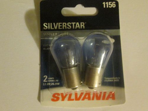 Sylvania silverstar whiter light 1156, 2 lamps package