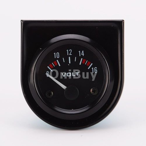 Universal car truck 2&#034;52mm digital led volt voltage 8-16v gauge meter