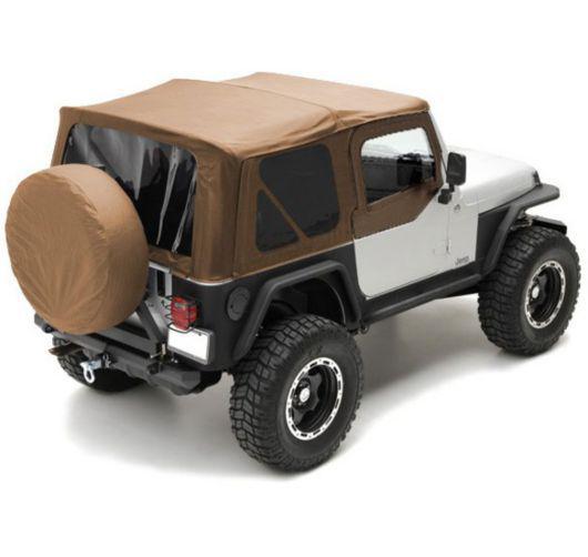 New smittybilt soft top spice denim jeep wrangler (tj) 2006 2005 9970217