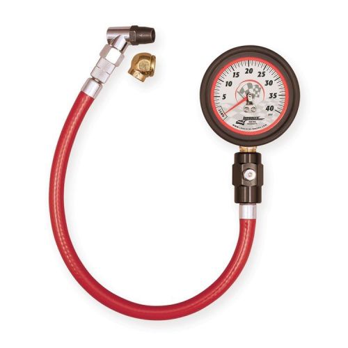 Longacre 52013 deluxe 2 ½&#034; gid tire gauge 0-40 by ½ lb