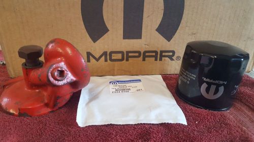 Mopar 318 340 360 oil filter adapter cuda challenger dart charger road runner