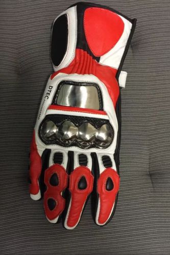 Motorcycle racing leather gloves all size available