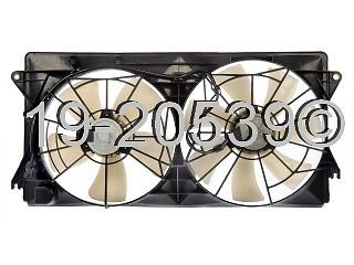 Brand new radiator or condenser cooling fan assembly fits toyota celica