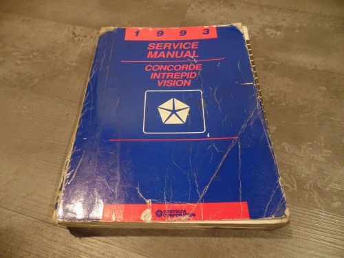 1993 dodge chrysler concorde dodge intrepid vision factory service manual