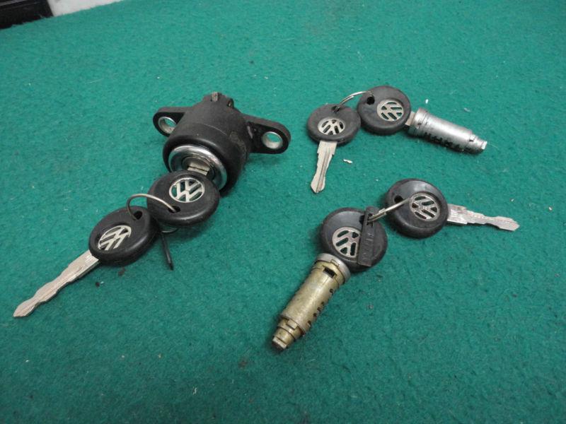 Volkswagen ignition and key sets lot of three!!!!!!!