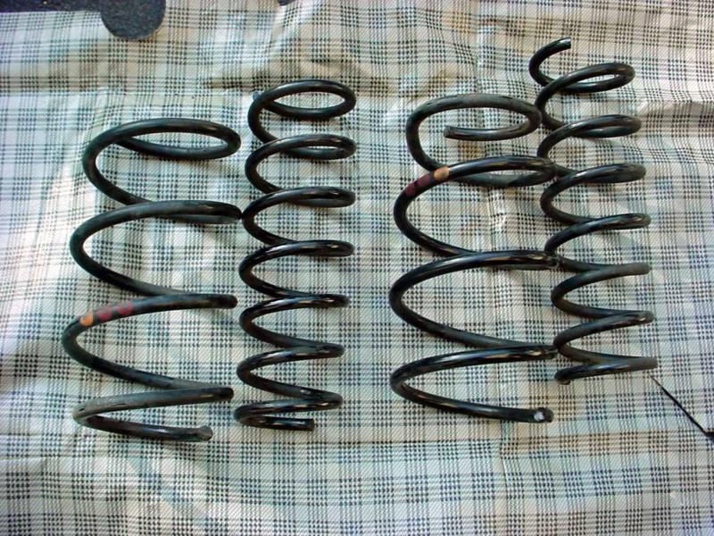 Bmw e63 e64 6 series 645ci factory oem springs (f+r set)