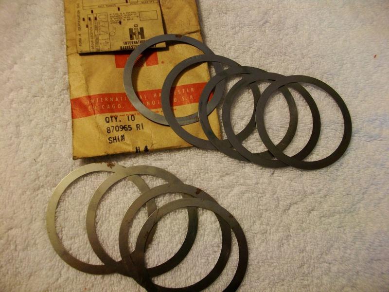 Ihc international harvester nos scout mt113 shims 870965r1 nine pieces 