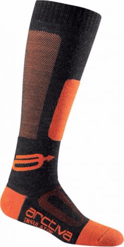 Arctiva insulator snowmobile socks moisture-wicking padded shin adult sm/md