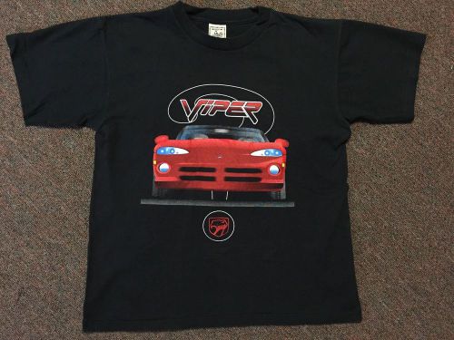 Dodge viper large tshirt black front and back design