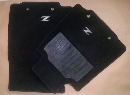 Used 2013-2016 nissan 370z oem carpet floor mats - 2 piece set