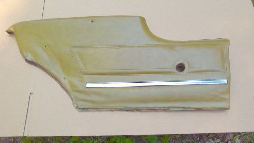 1969 grand prix mustard gold/gold rear interior set ribbed ashtray