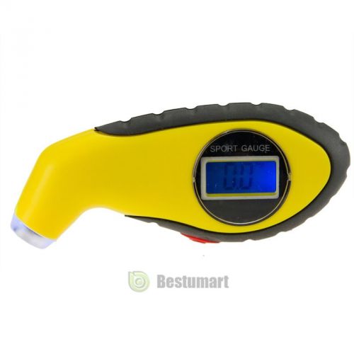 Lcd digital tire tyre air pressure gauge tester tool for auto car motorcycle