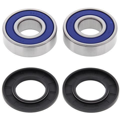 Moose racing front wheel bearings + seals kit kawasaki kx 125 250 500 1985-1993