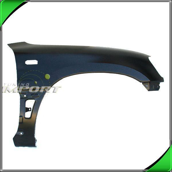 1996-1997 toyota rav4 right front fender primered black steel wo flare/ext holes