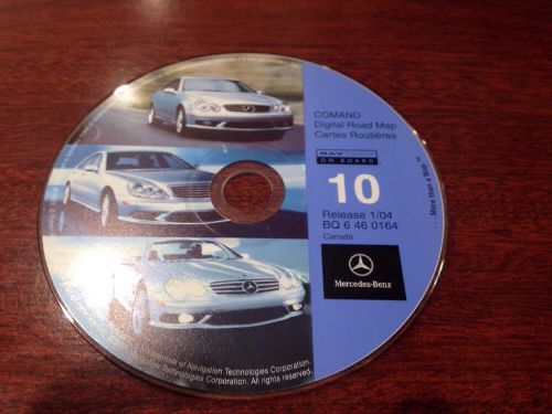 2003 2004 mercedes sl600 sl500 sl55 sl-class navigation cd #10 cover canada map