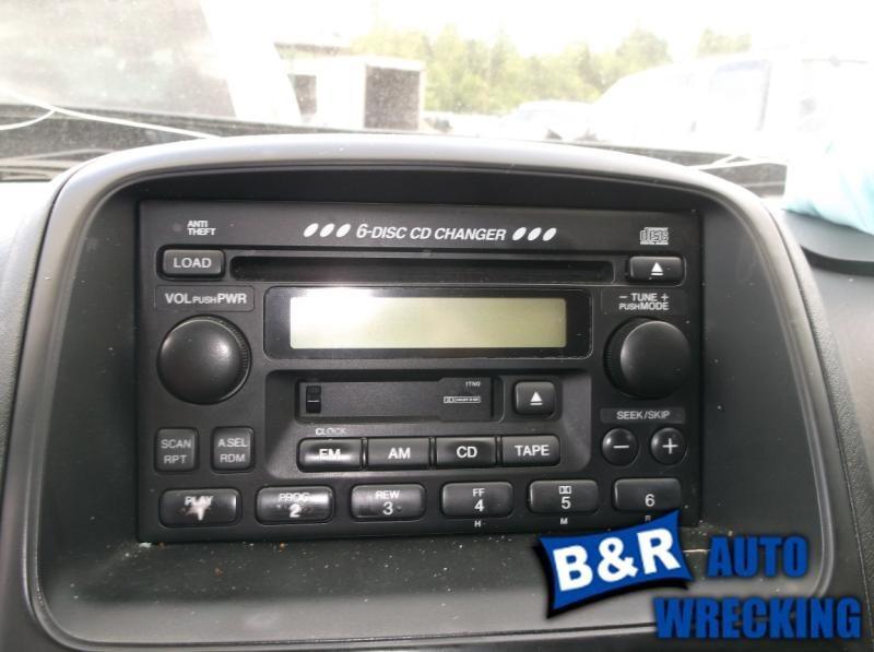 Radio/stereo for 02 03 04 honda crv ~ am-fm-cd-cass 6 disc face id 1tn0