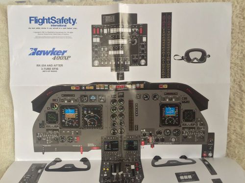 Hawker 400xp cockpit training poster