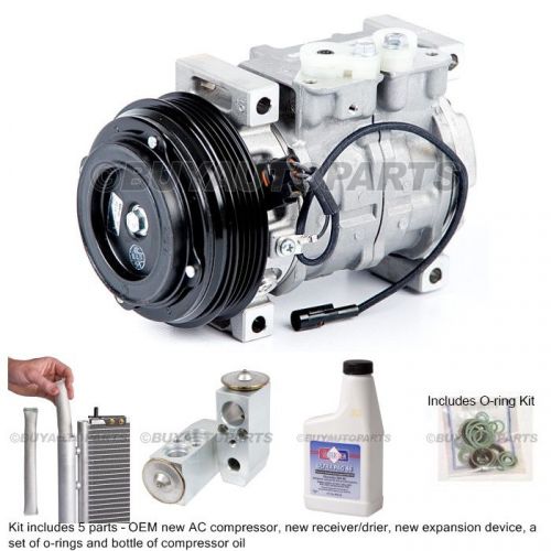 New air conditioning compressor kit - genuine oem ac compressor &amp; clutch + more