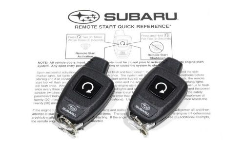 Genuine subaru outback remote starter kit h001sal001