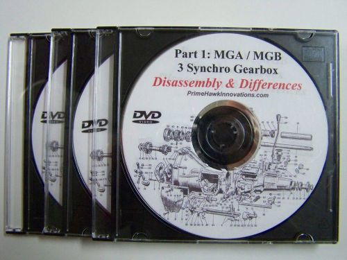 Mga / mgb 3 synchro gearbox rebuilding 3 dvd set