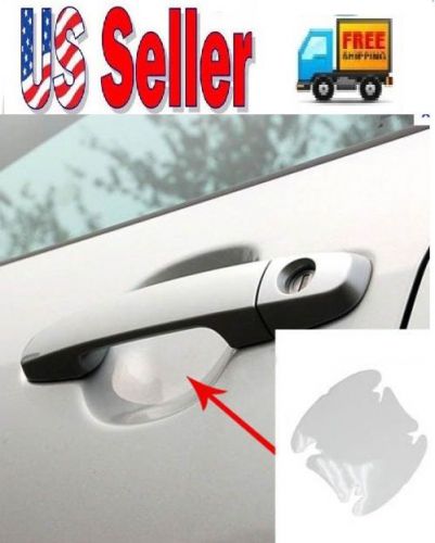 L1: 2 set:4x clear side door handles paint scratches protective film vinyl