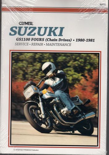 1979-1990 clymer suzuki motorcycle gs1100 fours service manual m378