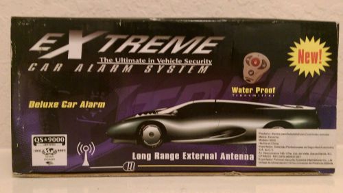 Extreme deluxe car alarm sytem, model 6000