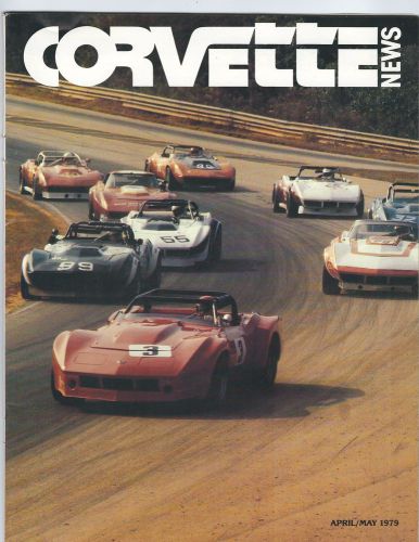 Corvette news magazine april/may 1979 original/mint condition