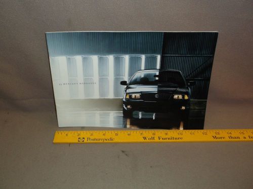 2003 mercury marauder original sales brochure with jacket insert, good cond, nr