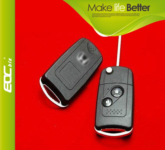 B0222 folding remote key shell for honda crv fit 2 buttons no chip